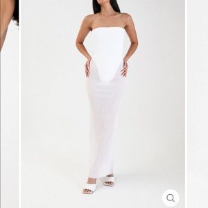 Natalie Rolt Charli Dress in white